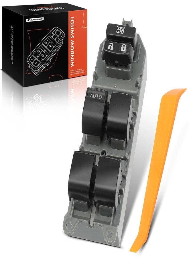 A-Premium Master Power Window Switch Compatible with Toyota Camry 2007-2017, Highlander 2008-2013, Prius C 2012-2019, 15-Pin with Auto Down, Replace# 8482006060, 8482006061 - Image 1
